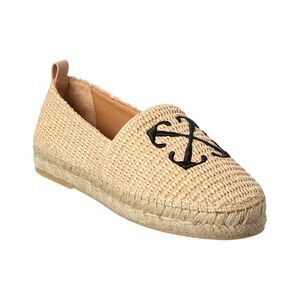 Off-White™ Arrow Raffia Espadrille, Beige